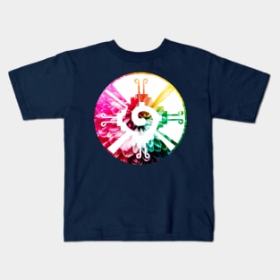 Hunab Ku Flowers Kids T-Shirt